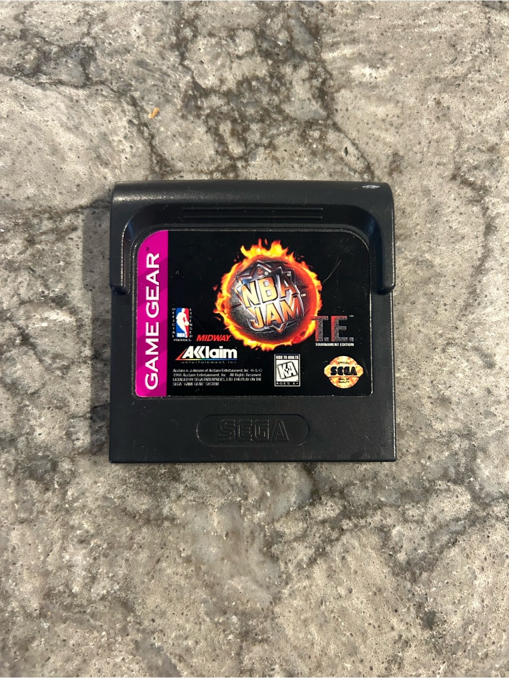 NBA Jam Tournament Edition Sega Game Gear